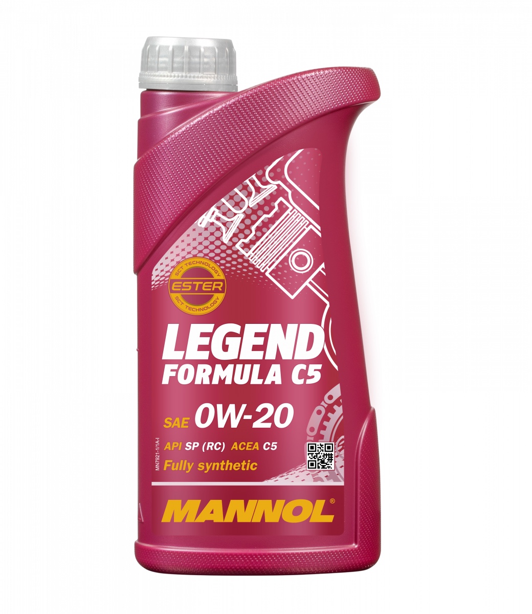Масло моторное Mannol 7921 Legend Formula C5 0W-20 1 л, Масла моторные